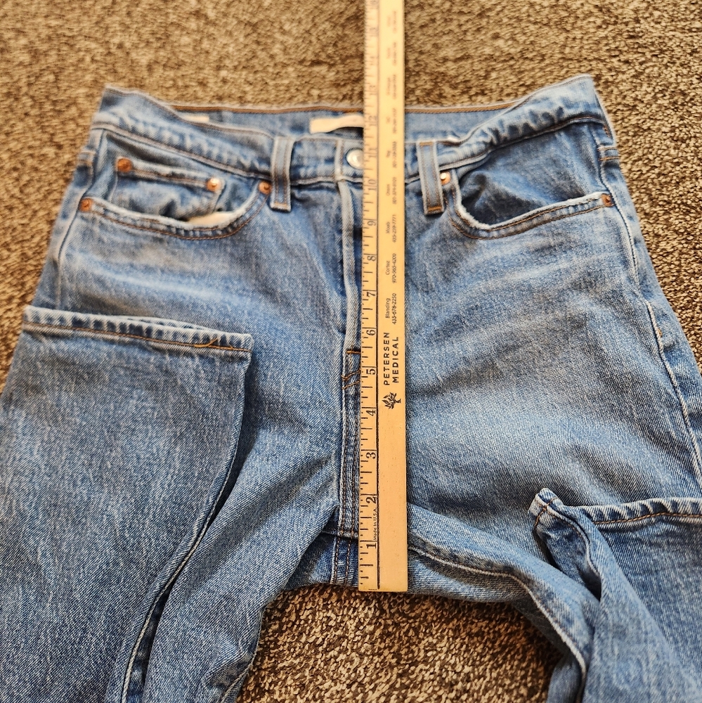 Levi's Premium‎ Wedgie Jeans Distressed Knee Size 28 - Picture 7 of 8